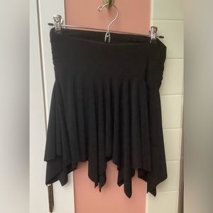 Mini jagged edge Black Mini skirt M